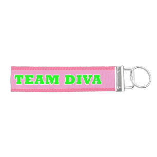 "TEAM DIVA" WRIST KEYCHAIN