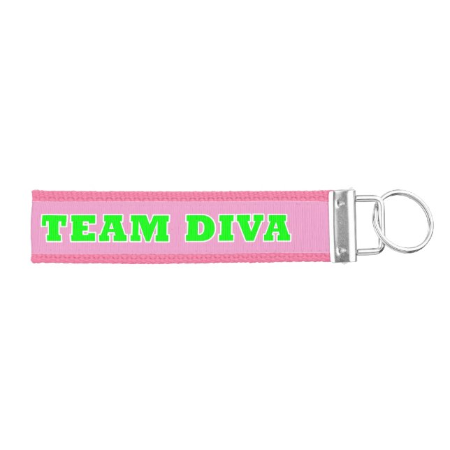 "TEAM DIVA" WRIST KEYCHAIN (Keys on Right)