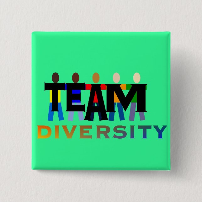 Team Diversity Button (Front)