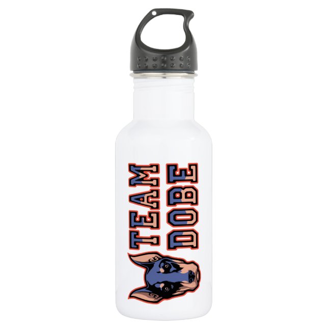 Team Dobe Stainless Steel Water Bottle (Front)