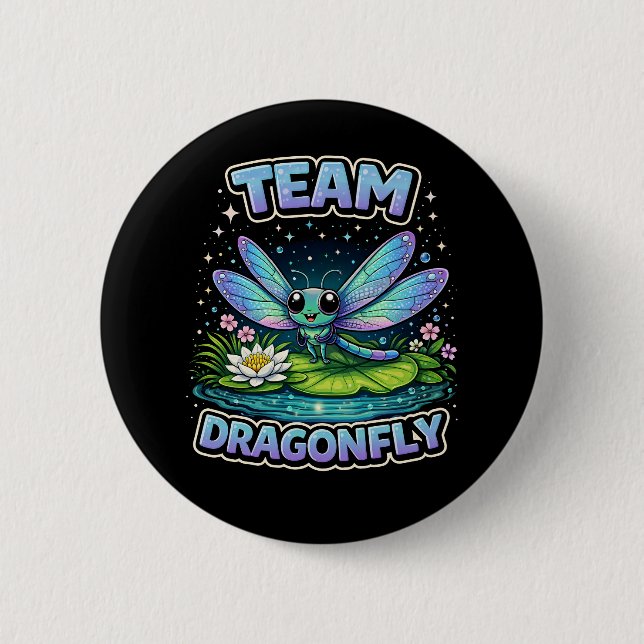 Team Dragonfly Button (Front)