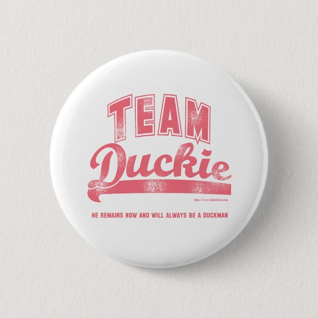 Team Duckie Pinback Button (Front)