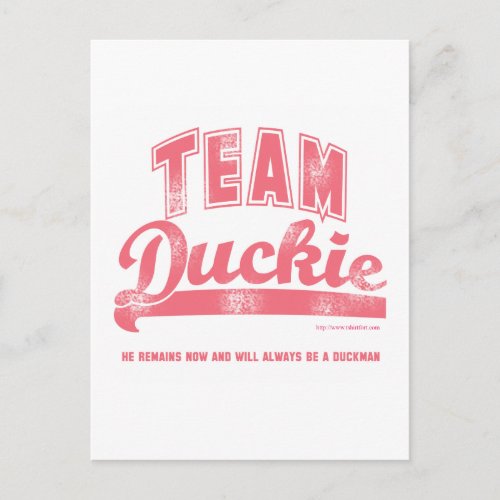 Team Duckie Postcard