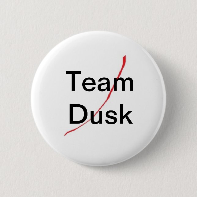 Team Dusk Pinback Button (Front)