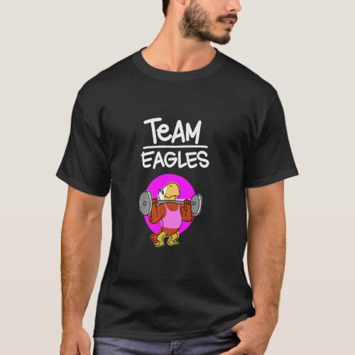 Team Eagle Animal Sports Cute Sporty Animal Eagle  T_Shirt