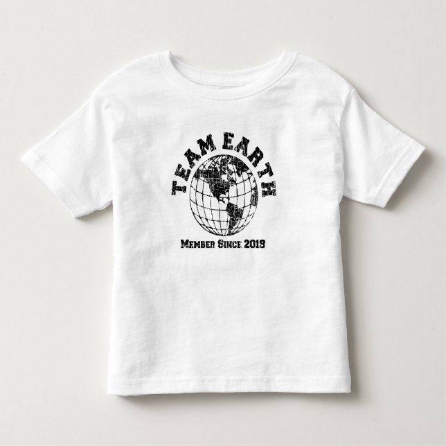 Team Earth Member since 2019 Kids Tee (Front)