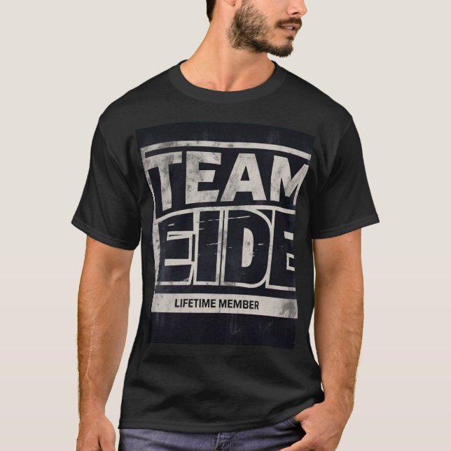 Team Eidi Lifetime Member Funny Eid Mens TShirt (Front)