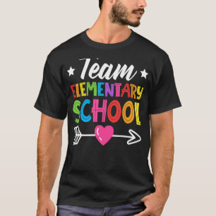 Team Elementary School Teacher Student Kid Back To T-Shirt