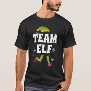 Team Elf Family Group Matching Christmas Pajama Pa T-Shirt
