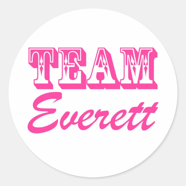 Team Everett Stickers (Front)