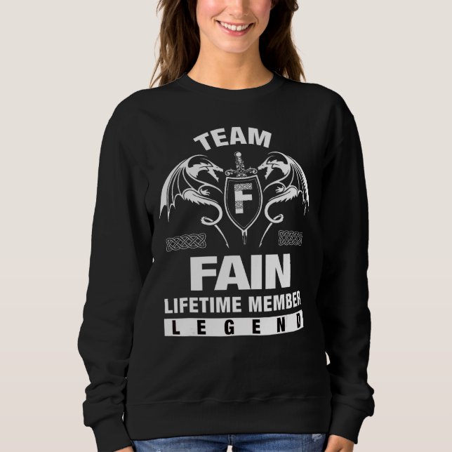 Team Fain Lifetime Member Sweatshirt (Front)