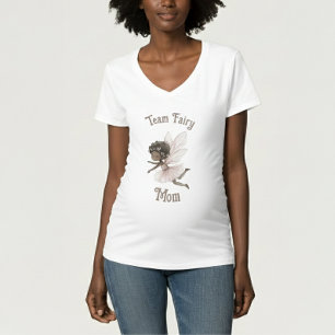 Team Fairy Mom T-shirt for Baby Shower