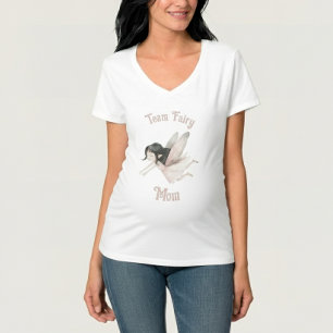 Team Fairy Mom T-shirt for Baby Shower