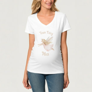 Team Fairy Mom T-shirt for Baby Shower