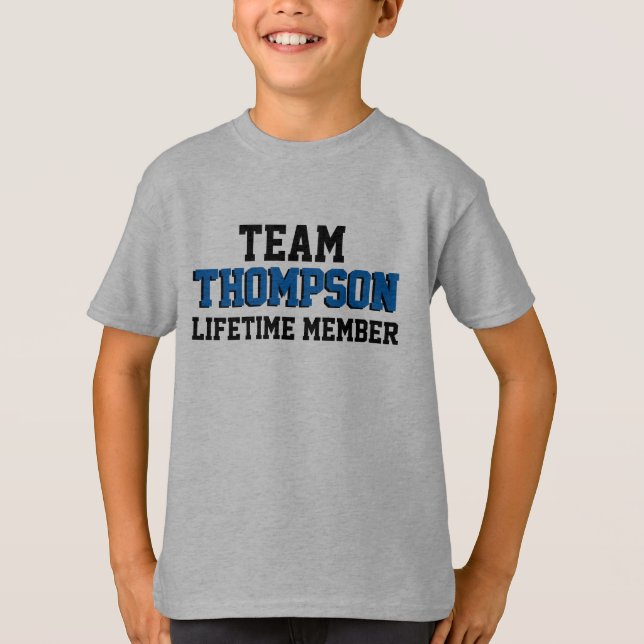 Team Family Lifetime Member- Foster Adopt T-Shirt (Front)