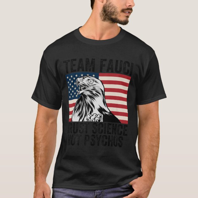 Team Fauci Anti Trump Dr Anthony Fauci 2028 Premiu T-Shirt (Front)