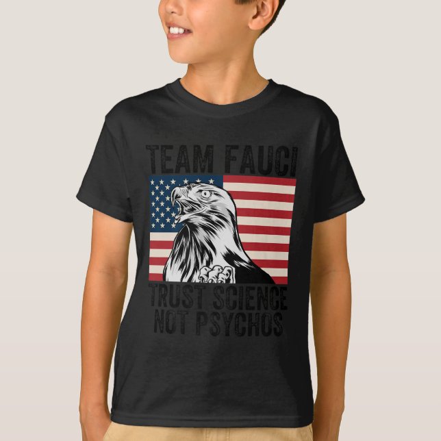 Team Fauci Anti Trump Dr Anthony Fauci 2028 Premiu T-Shirt (Front)