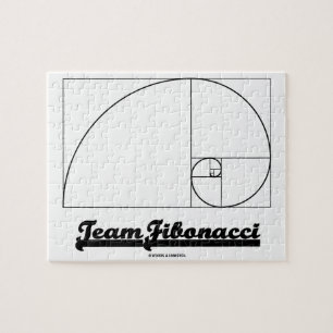 Team Fibonacci (Fibonacci Spiral) Jigsaw Puzzle