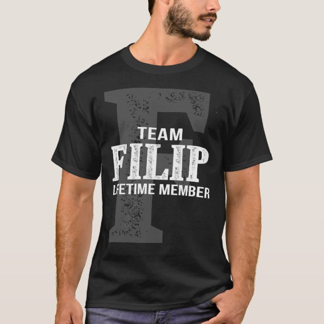 Team FILIP Lifetime Member T-Shirt (Front)