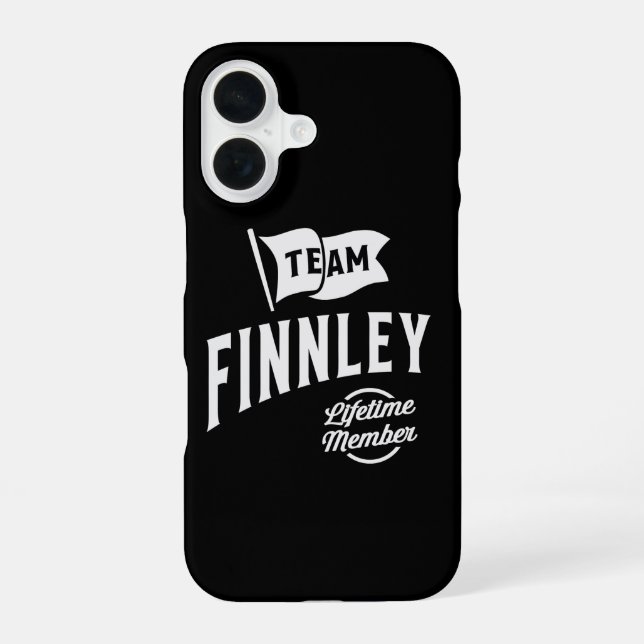 Team Finnley Lifetime Member Iphone Case (Back)