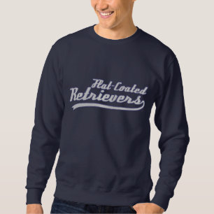 Team Flat-Coated Retriever Embroidered Sweatshirt