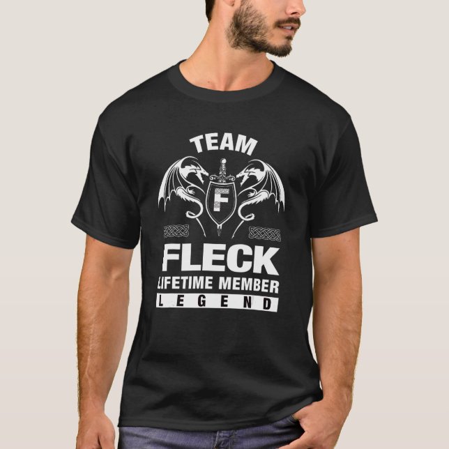 Team Fleck Lifetime Member T-Shirt (Front)