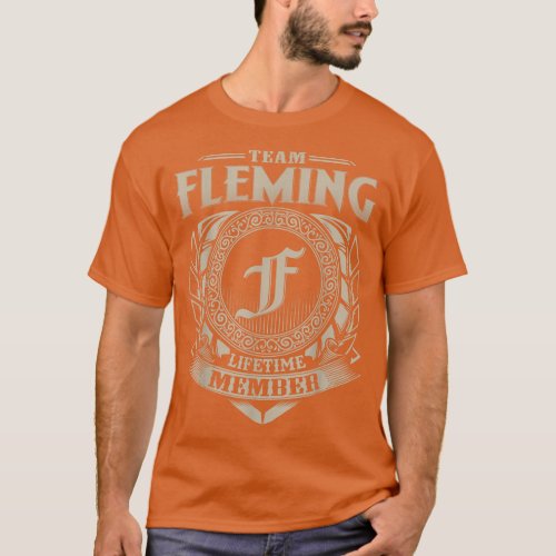 Team FLEMING Lifetime Member Vintage FLEMING Famil T_Shirt