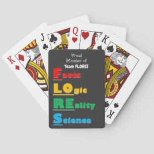 Team FLORES - Facts, Logic, Reality, Science Poker Cards