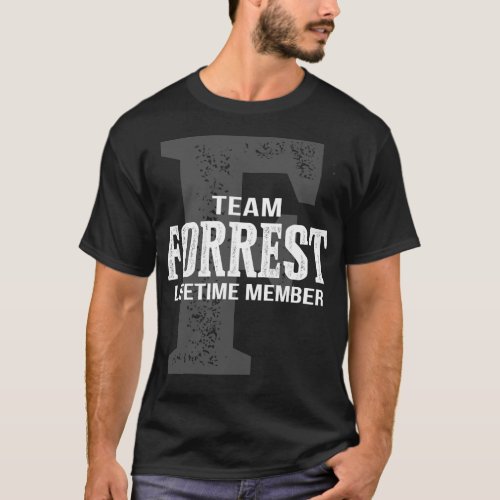 Team FORREST Lifetime Member T_Shirt