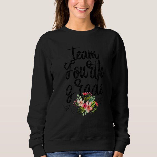 Team Fourth Grade  4th Grade Teacher Student Tees (Front)