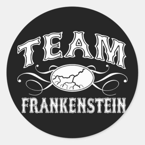 Team Frankenstein Classic Round Sticker