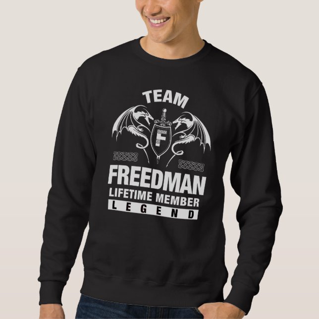 Team Freedman Lifetime Member Sweatshirt (Front)