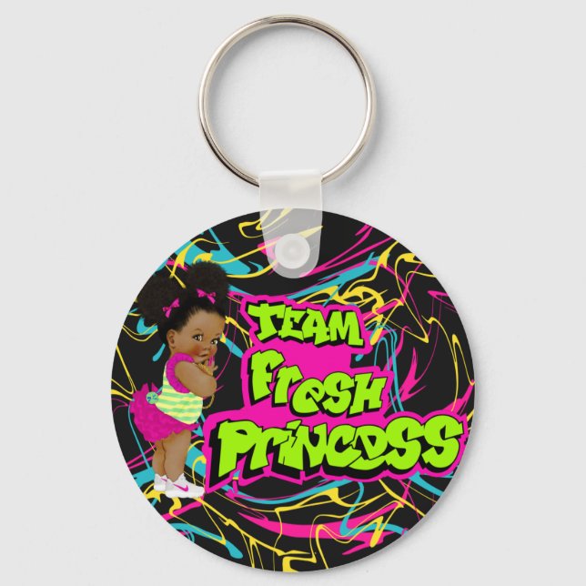 team fresh princess keychain (Front)