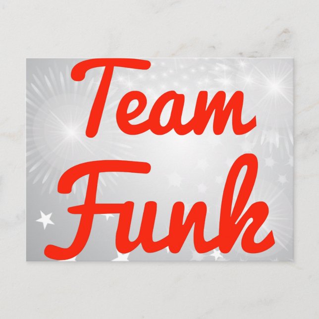 Team Funk Postcard (Front)