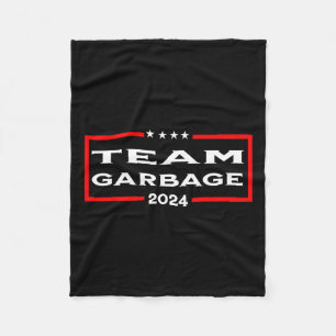 Team Garbage 2024 2  Fleece Blanket