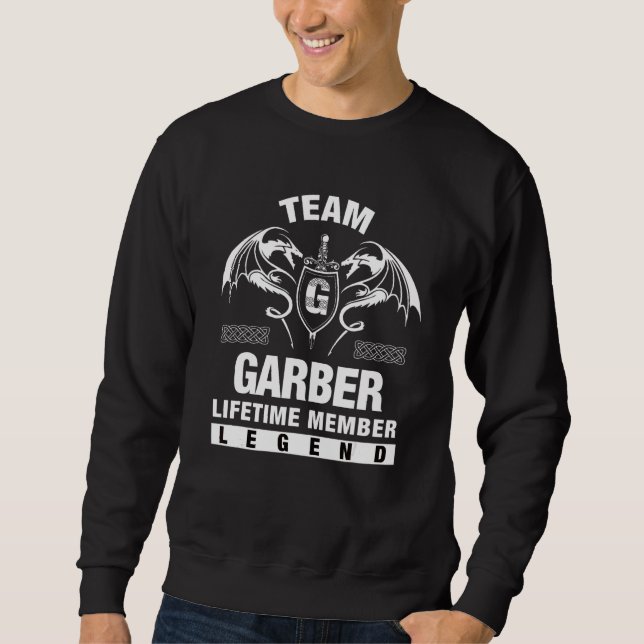 Team Garber Lifetime Member Sweatshirt (Front)