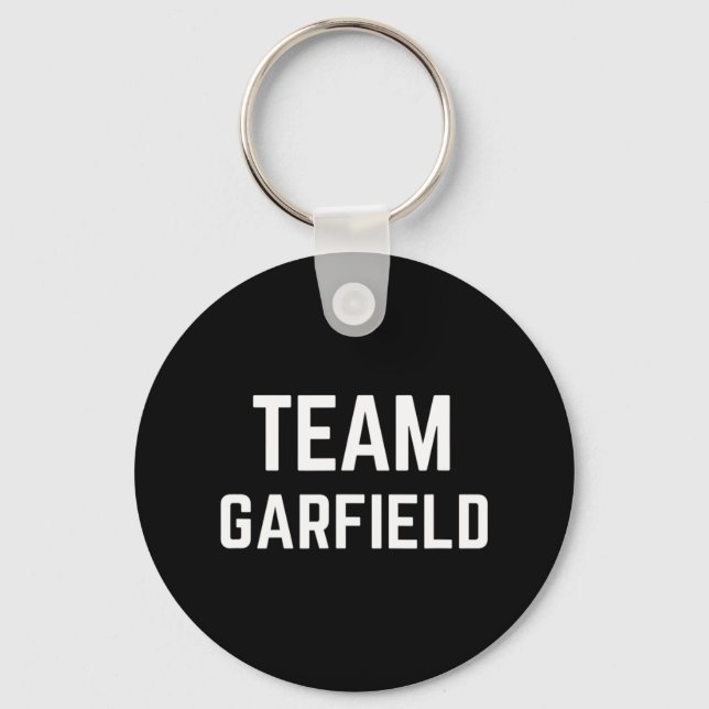 TEAM Garfield  Friend, Family Fan Club Support  Keychain (Front)