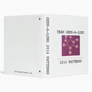 Team Geek-A-Long Pattern Binder