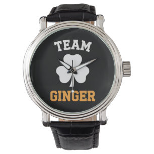 Team Ginger Red Head Funny Irish St Patrick's Day Watch