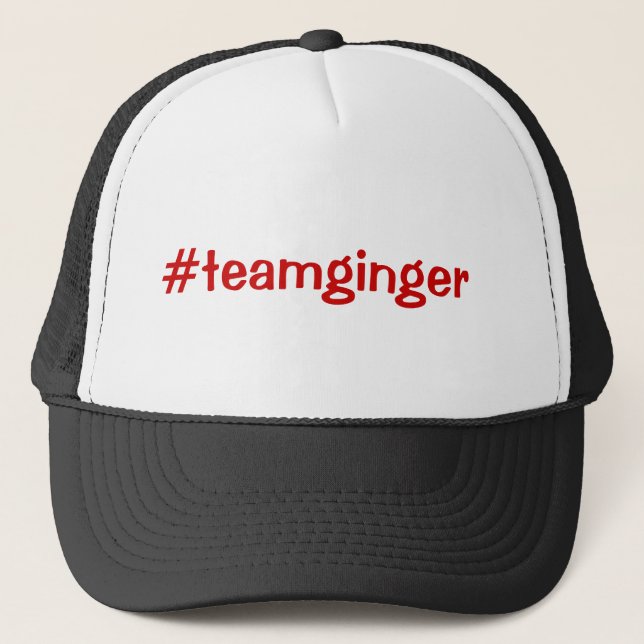 Team Ginger Trucker Hat (Front)