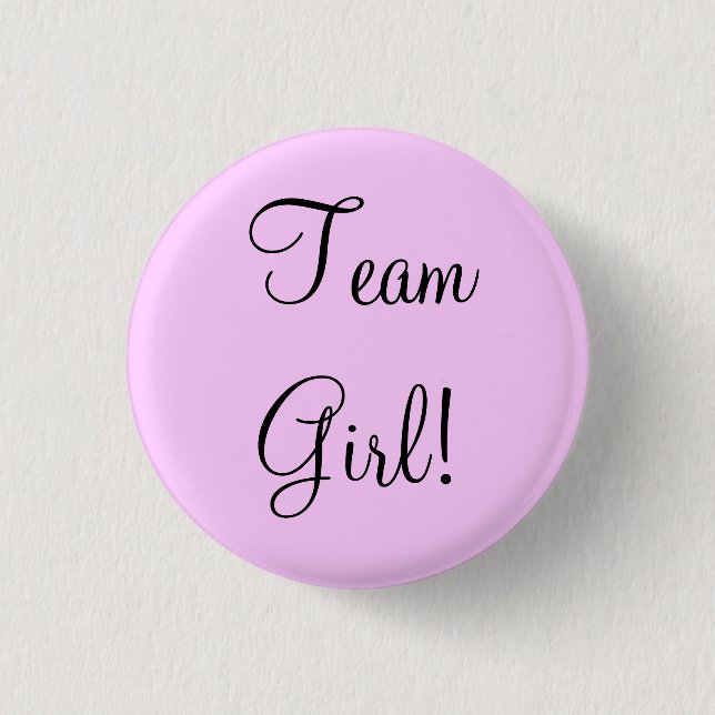 Team Girl Button (Front)