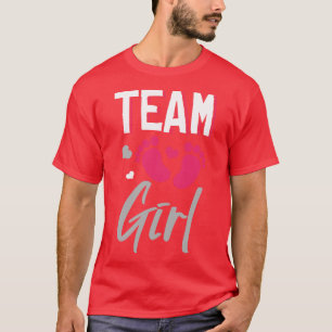 Team Girl Gender Reveal Baby Shower T-Shirt