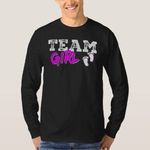 Team Girl Gender Reveal Party Team Pink Baby Annou T-Shirt