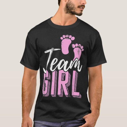 Team Girl Gender Reveal  T_Shirt