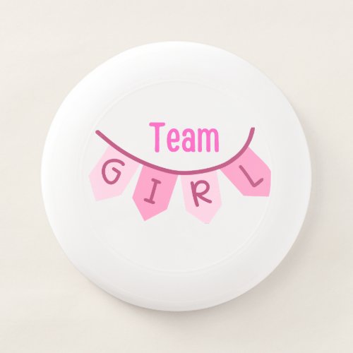 Team Girl Gender Reveal Ultimate Frisbee 