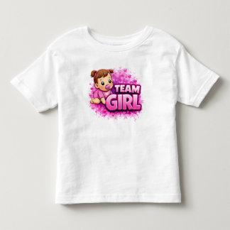 Team Girl & Team Boy Splash Design Toddler T-shirt