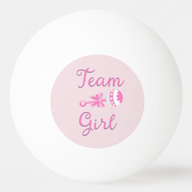 Team Girl with Rattle Ping Pong Ball (Front)