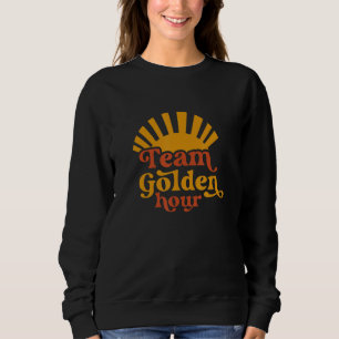 Team Golden Hour Fun Photographer Sweatshirt