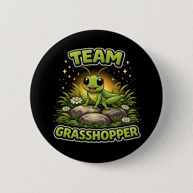 Team Grasshopper Button (Front)