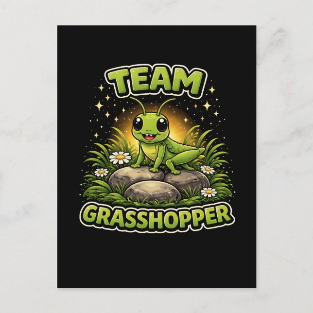 Team Grasshopper Postcard (Front)